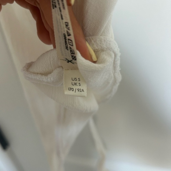 Free People Pippa White Shapewear Bodysuit Small - Picture 5 of 6